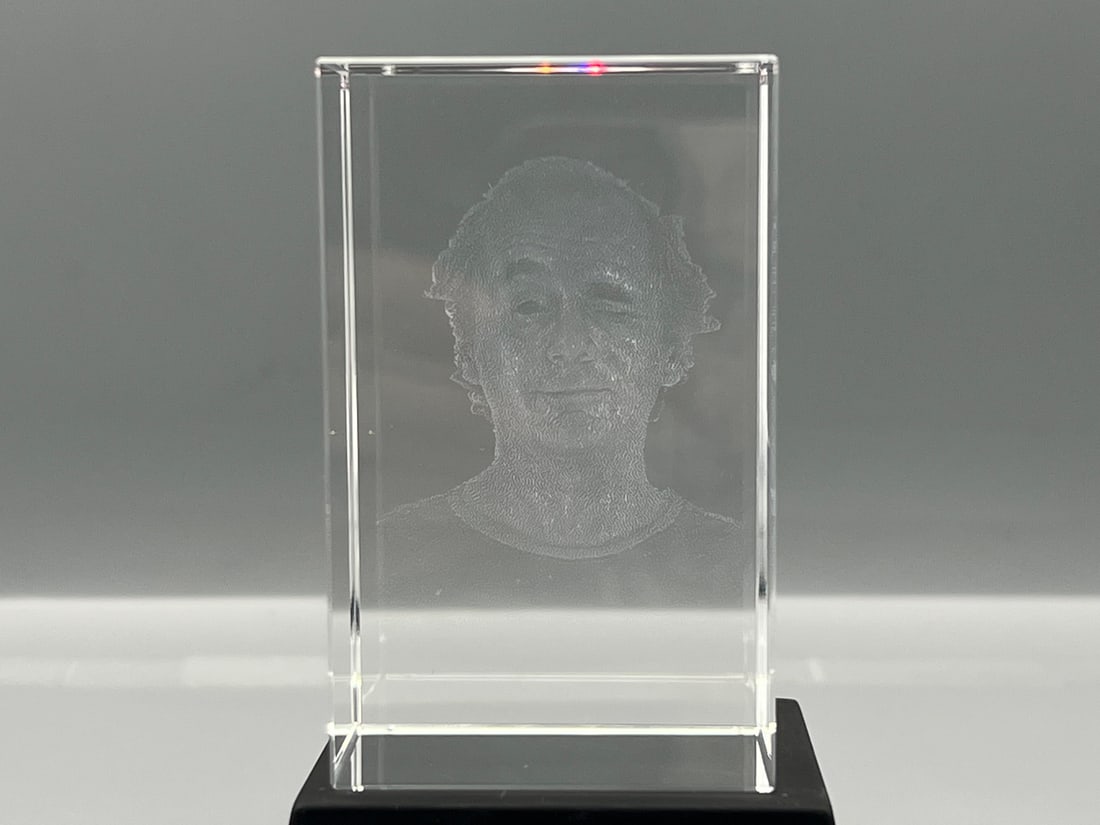 1996 Product Enterprise Laser-Etch Doctor Who Glass Display - LED light does not come with lot (1 of 3)