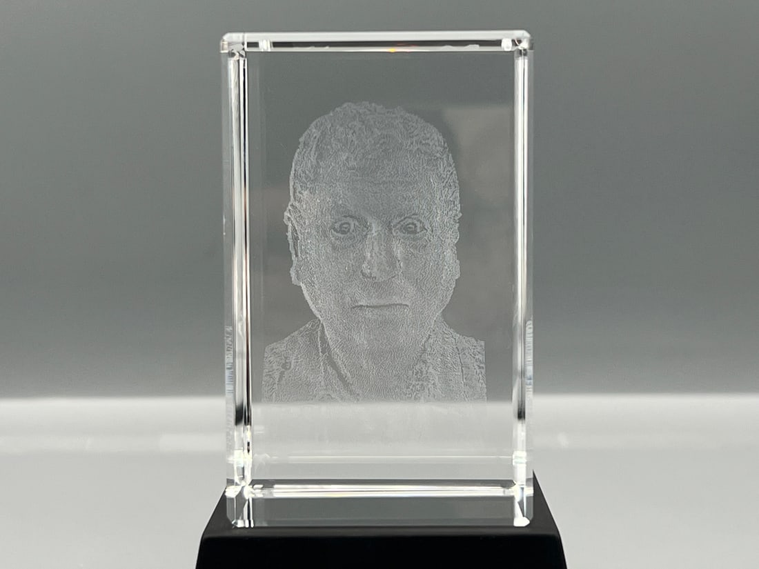 1996 Product Enterprise Laser-Etch Doctor Who Glass Display - LED light does not come with lot (1 of 3)