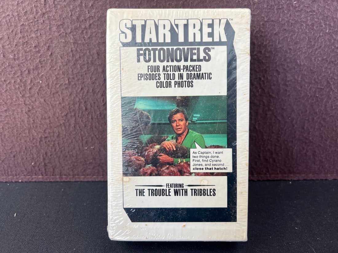 Bantam Books Star Trek Fotonovels 4 Book Box Set - Books #1-4 including The Trouble With Tribbles (1 of 4)