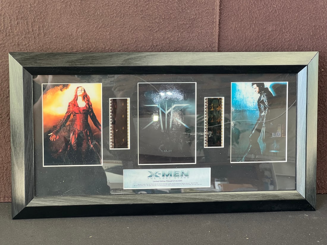 2006 X-Men The Last Stand Limited Edition Filmcell Framed Display: 2006 X-Men The Last Stand Limited Edition Filmcell Framed Display