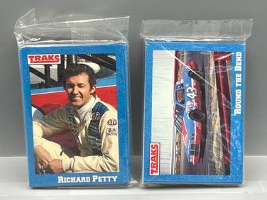 1991 Traks Racing Richard Petty Factory Sealed Memories & Profile of The King Sets