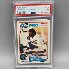1982 Topps Lawrence Taylor #434 PSA 7 Rookie HOF