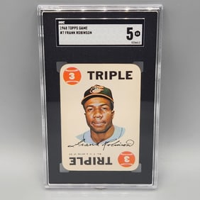 1968 Topps Game Frank Robinson #7 SGC 5 HOF
