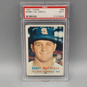 1957 Topps Bobby Del Greco #94 PSA 7