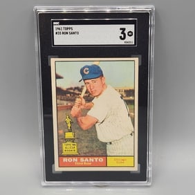 1961 Topps Ron Santo #35 SGC 3 Rookie HOF