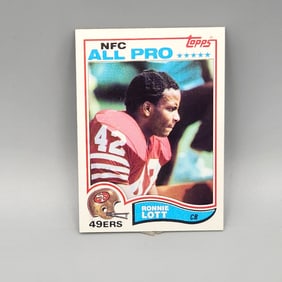 1982 Topps Ronnie Lott #486 Rookie HOF
