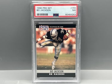 1990 Pro Set Bo Jackson #155 PSA NM 7
