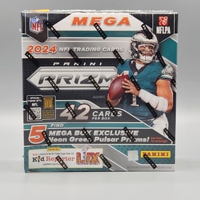 2024 Prizm Football Unopened Mega Box