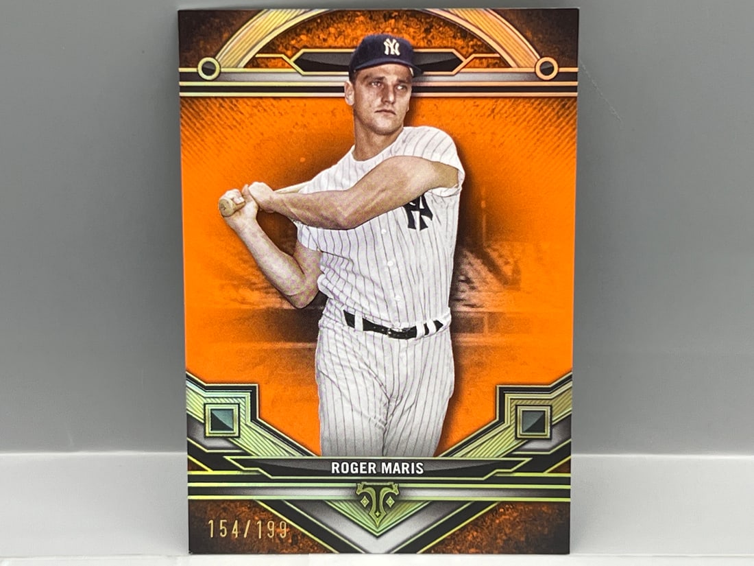2024 Topps Triple Threads Roger Maris Orange #/199 (1 of 2)
