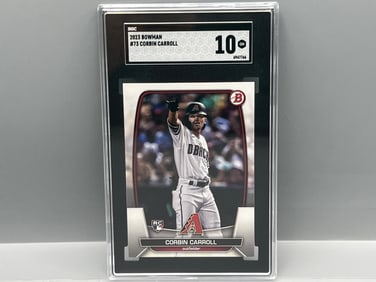 2023 Bowman Corbin Carroll RC #73 SGC Gem Mint 10