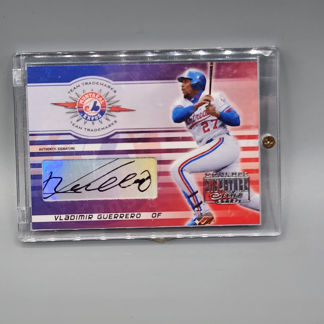 2003 Donruss Signature Series Valdimir Guerrero #TT-39 -  061/250 HOF (1 of 2)