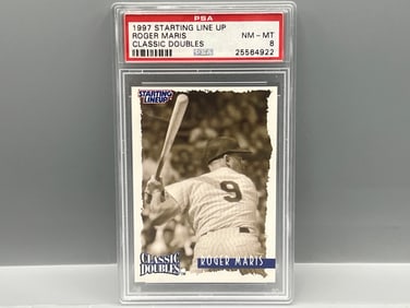 1997 Starting Lineup Roger Maris Classic Doubles PSA NM-MT 8