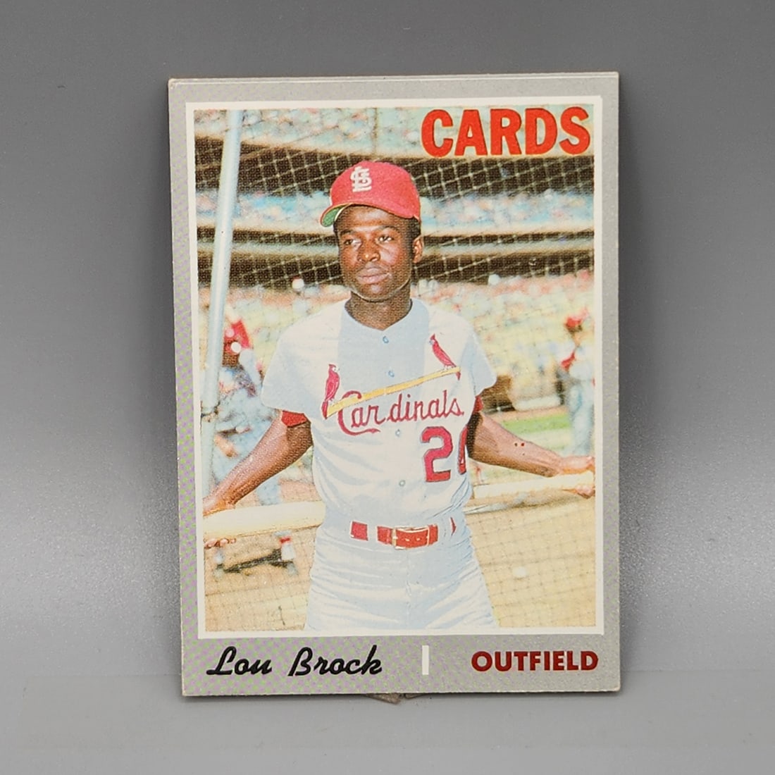1970 Topps Lou Brock #330 HOF: 1970 Topps Lou Brock #330 HOF