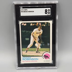 1973 Topps Brooks Robinson #90 SGC 8 HOF