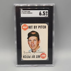 1968 Topps Game Brooks Robinson #9 SGC 6.5 HOF