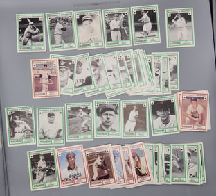 1982 TCMA Complete Set Sluggers and Ptchers - All Time Greats - Neat