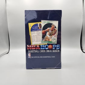 1990-91 Hoops Basketball Sealed Wax Box