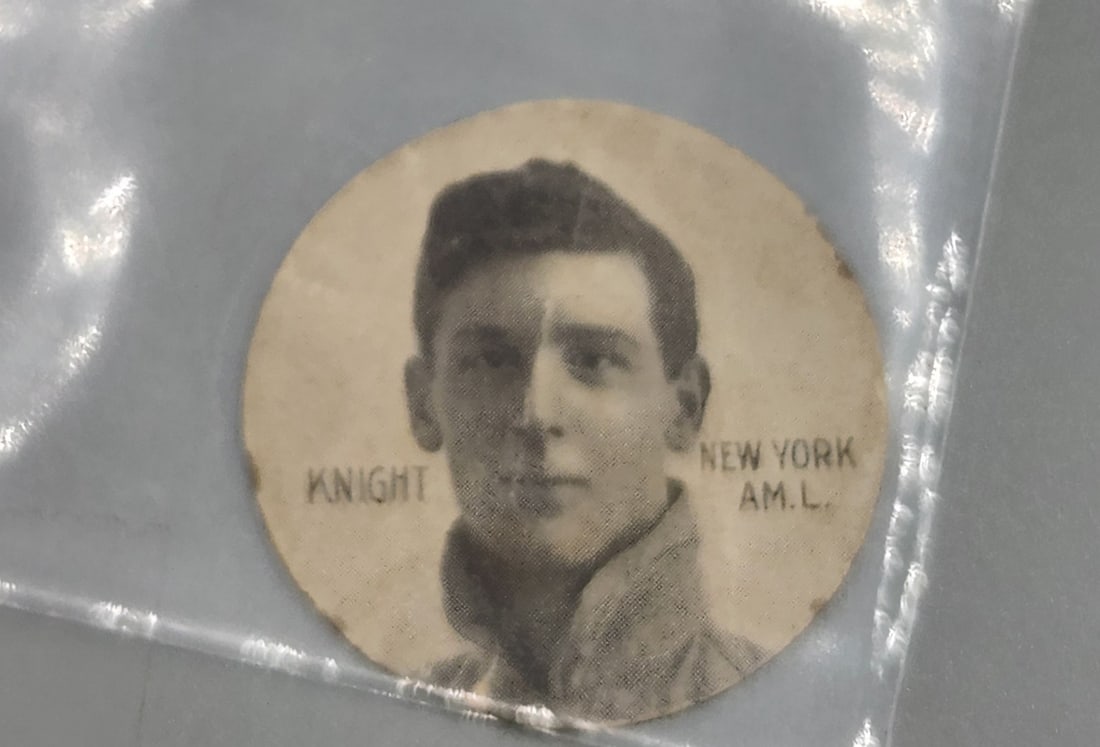 1909 E254 Colgans Chip Stars Of The Diamond Jack Knight - Scarce Issue: 1909 E254 Colgans Chip Stars Of The Diamond Jack Knight - Scarce Issue