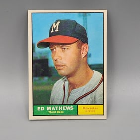 1961 Topps Ed Mathews #120 HOF Sharp