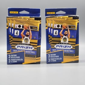 (2) 2022/23 Prizm Basketball Hanger Boxes