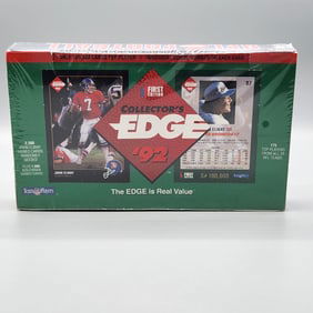 1992 Collectors Edge Sealed Football Wax Box