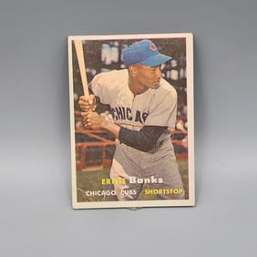 1957 Topps Ernie Banks #55 HOF