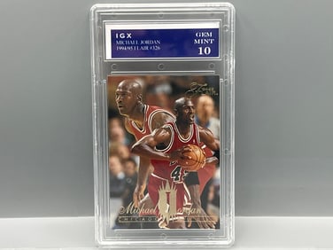 1994-95 Flair Michael Jordan #326 - Slabbed By IGX Grading