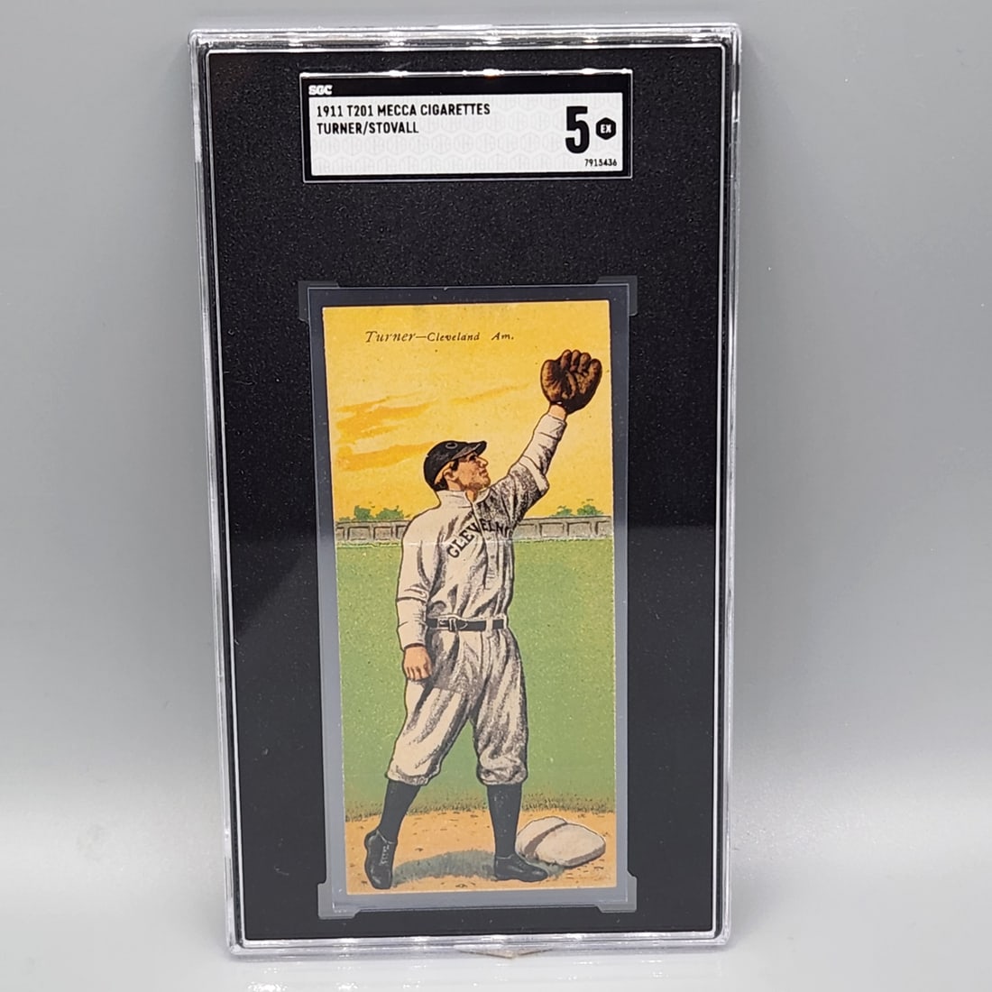 1911 T201 Mecca Double Folder Torrence Turner/George Stovall SGC 5 - Tough Grade (1 of 2)