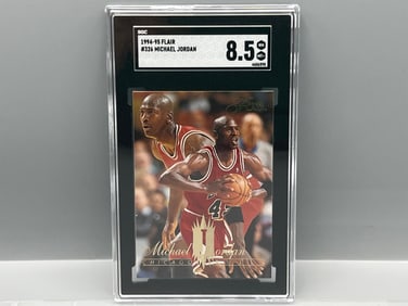1994-95 Flair Michael Jordan #326 SGC NM-MT+ 8.5