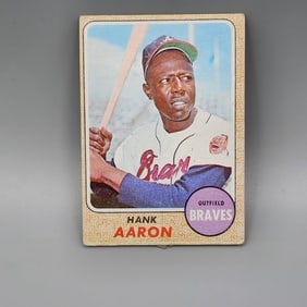 1968 Topps Hank Aaron #110 HOF