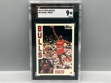 1992-93 Topps Archives Michael Jordan #52 SGC Mint 9