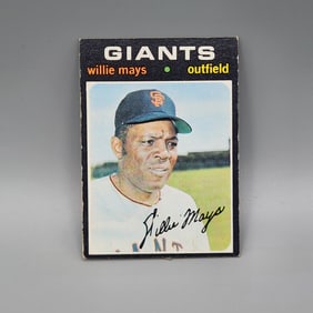 1971 Topps Willie Mays #600 High Number HOF
