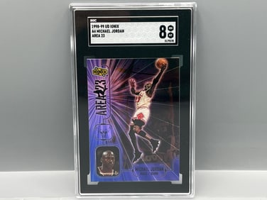 1998-99 Upper Deck Ionix Michael Jordan Area 23 #A4 SGC NM-MT 8