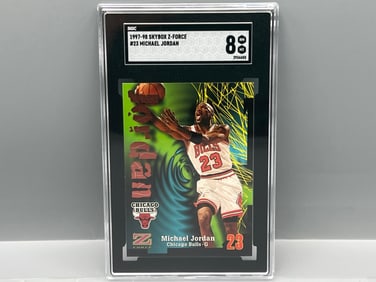 1997-98 Skybox Z-Force Michael Jordan #23 SGC NM-MT 8