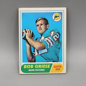 1968 Topps Bob Griese #196 Rookie HOF