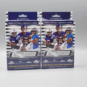 (2) 2023 Topps Composite Football Hanger Boxes