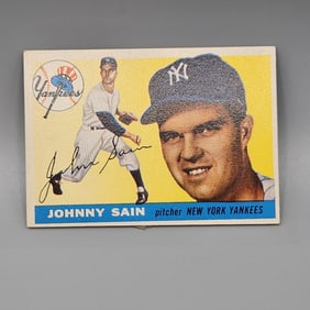 1955 Topps John Sain #193 Tough High Number