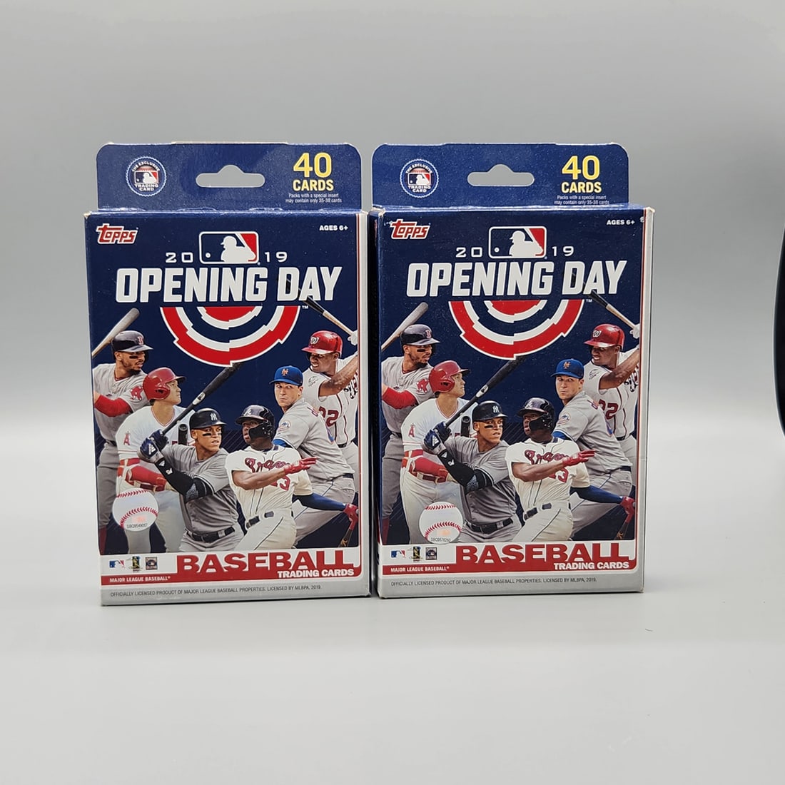 (2) 2019 Topps Opening Day Baseball Hanger Boxes (1 of 2)