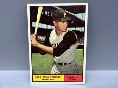 1961 Topps Bill Mazeroski #430 Short Print - 2nd Year Card