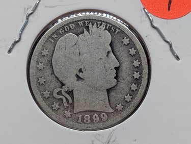 1899 Barber Quarter