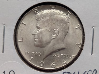 1964 BU Silver Kennedy Half Dollar