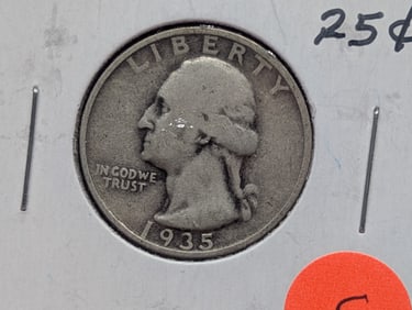 1935 Washington Quarter