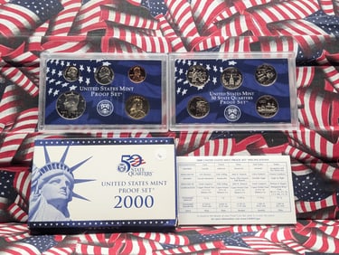 2000-S U.S. Mint Proof Set In OGP With COA