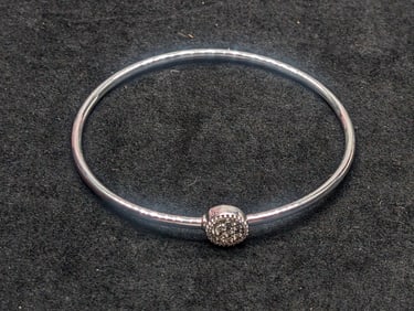 Sterling SILVER Bangle Bracelet