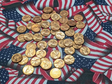 Roll (50) GEM BU RED 1962-D Lincoln Memorial Cents