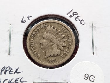 1860 Indian Head Cent, Better Date