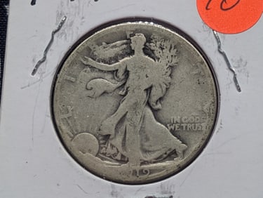 1919 Walking Liberty Half Dollar