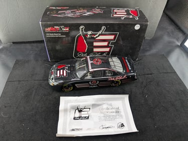 Action 2002 Dale Earnhardt Sr. Die Cast 1/24 Scale, Winston Cup Champion Car w/ COA