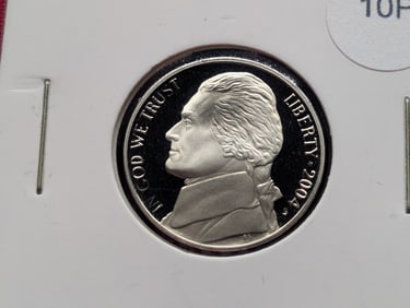 2004-S Proof Westward Journey Louisiana Purchase Nickel