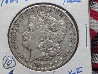 1884-S XF Silver Morgan Dollar, Semi Key Date